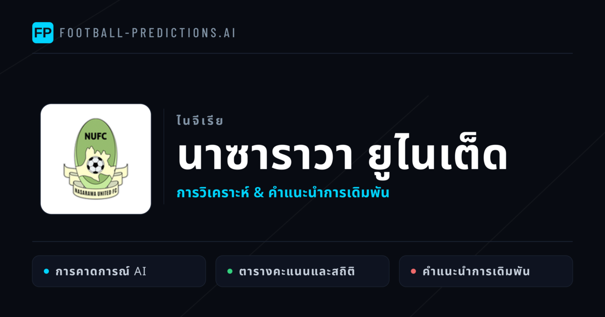 นาซาราวา ยูไนเต็ด การวิเคราะห์และสถิติ