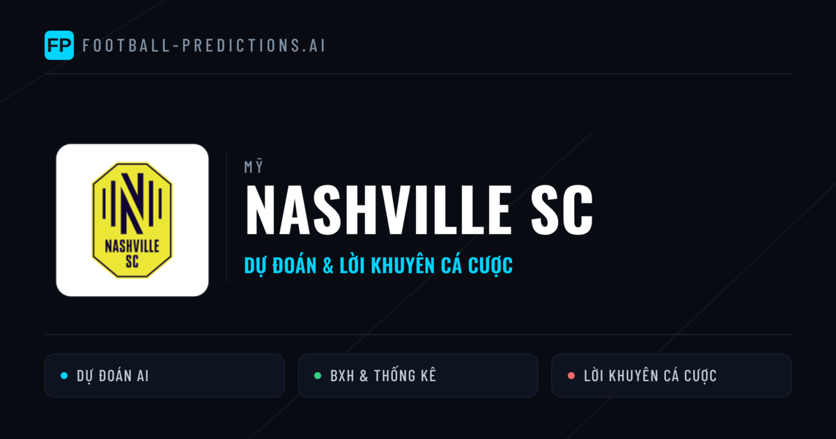 Nashville SC Dự đoán & Thống kê