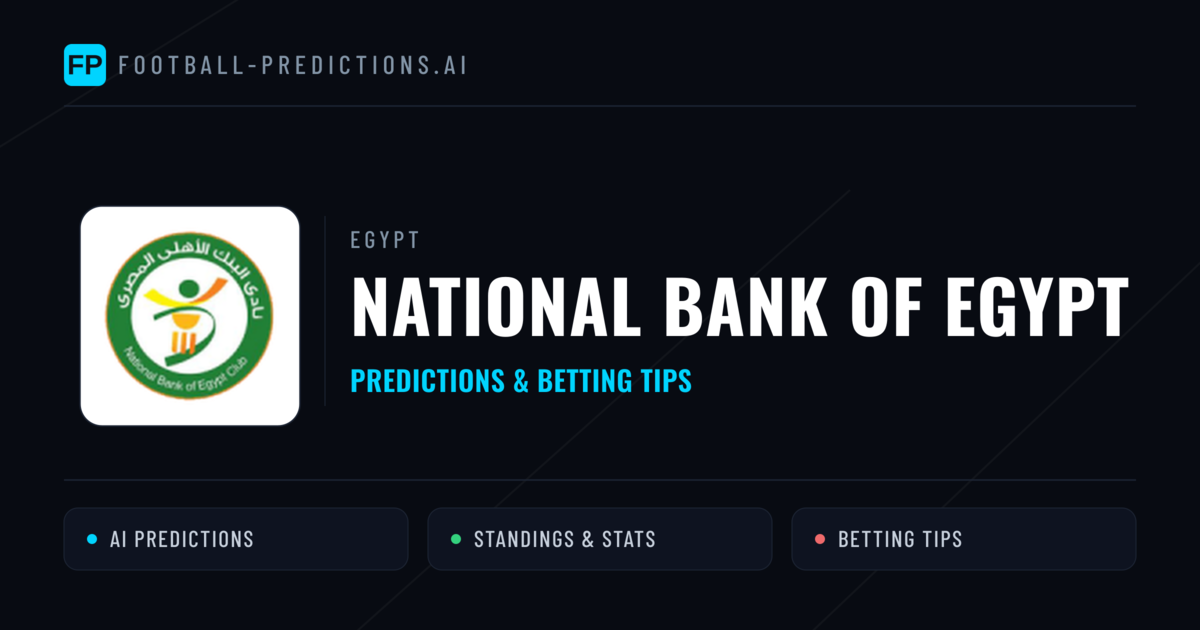 National Bank of Egypt Predictions & Stats