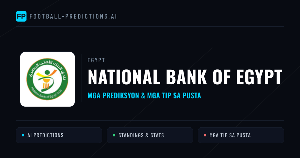 National Bank of Egypt Predictions & Stats