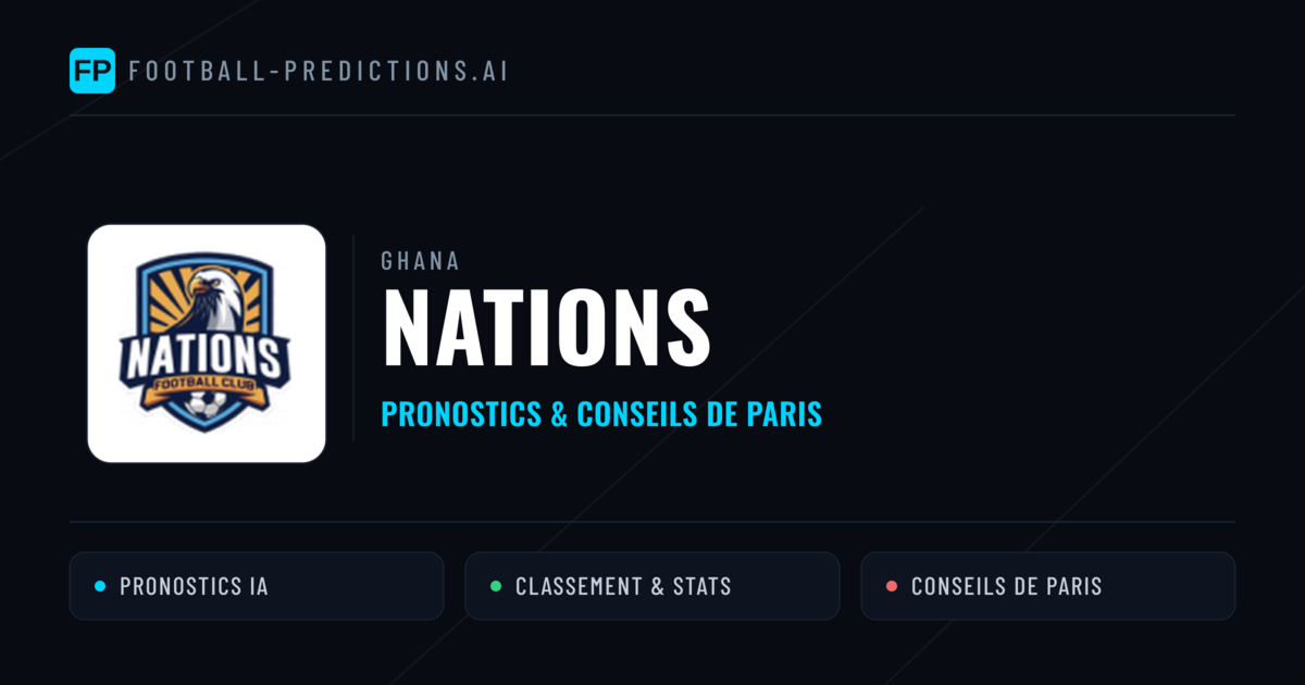 Nations Pronostics & Statistiques
