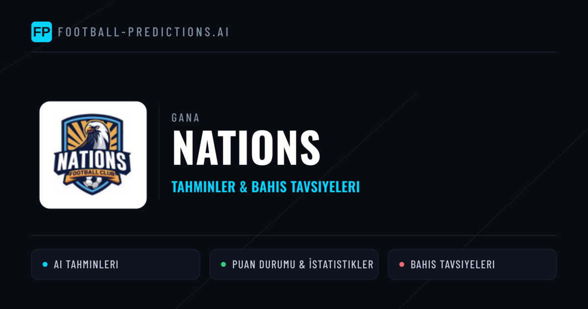 Nations Tahminleri & İstatistikler
