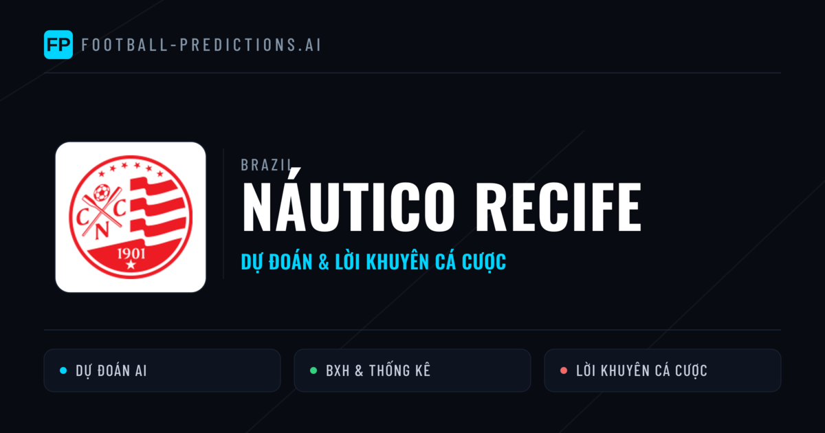 Náutico Recife Dự đoán & Thống kê