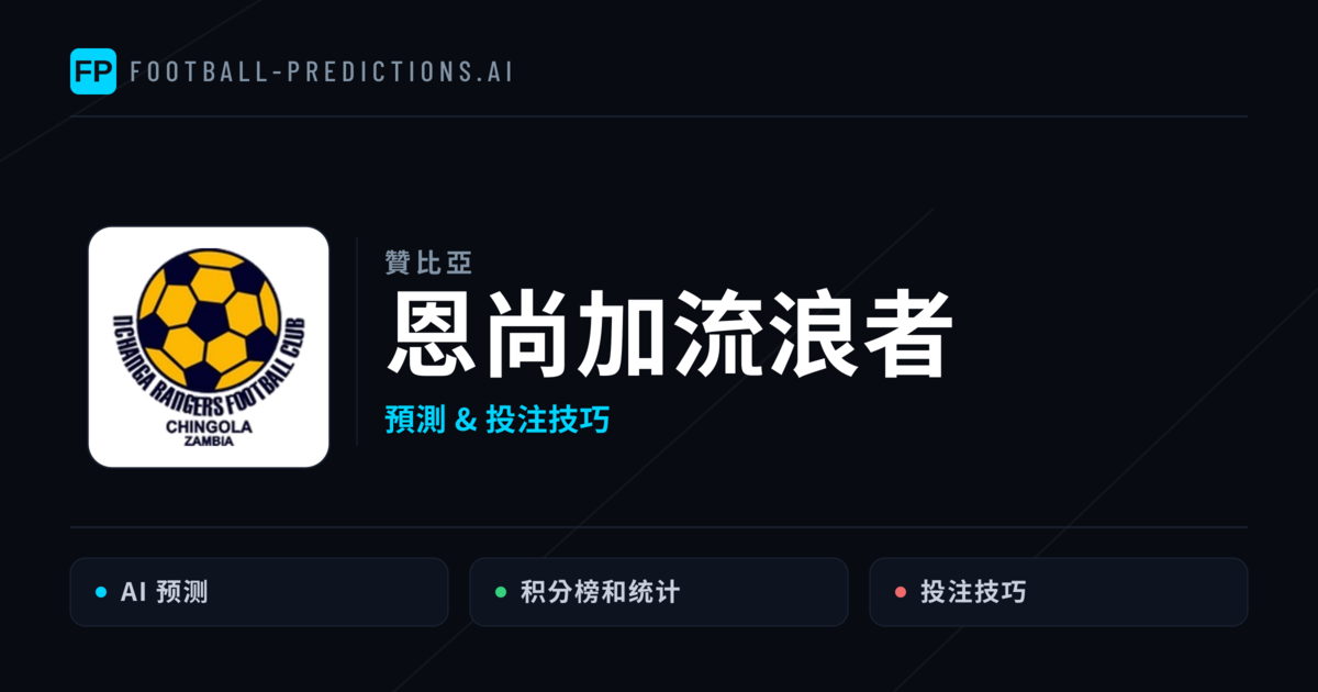 恩尚加流浪者 運彩分析|足球預測與數據