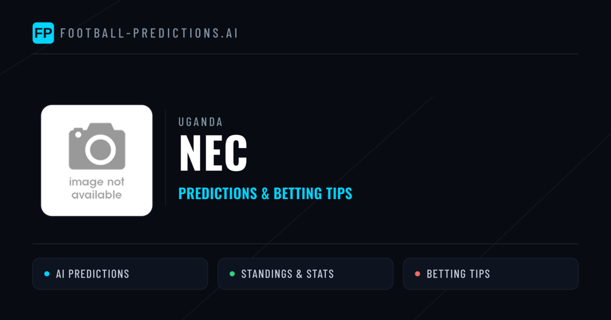 NEC Predictions & Stats
