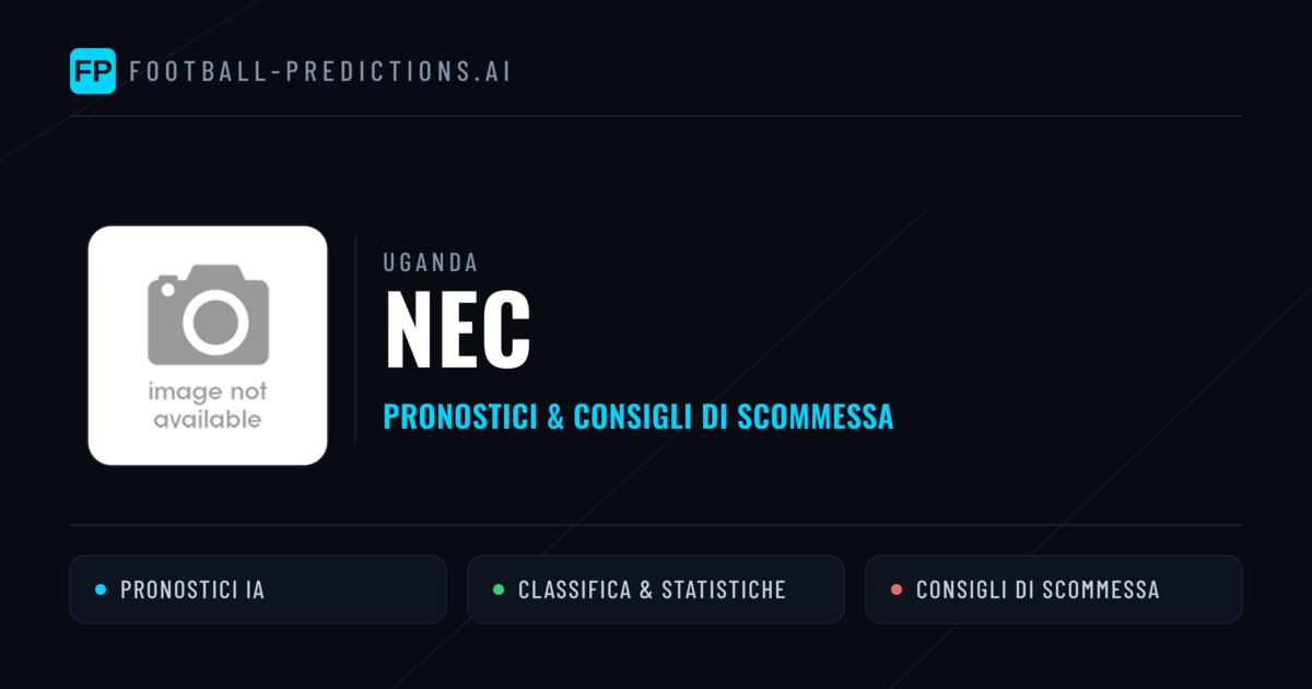 Pronostici e Statistiche NEC