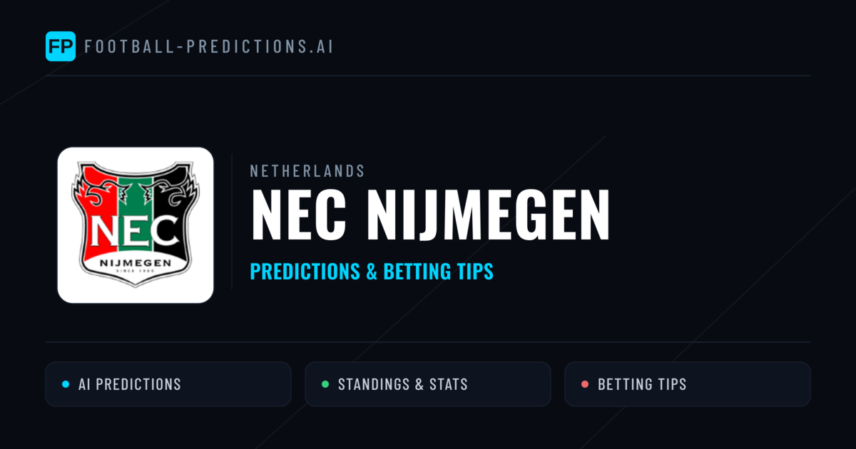 NEC Nijmegen Predictions & Stats