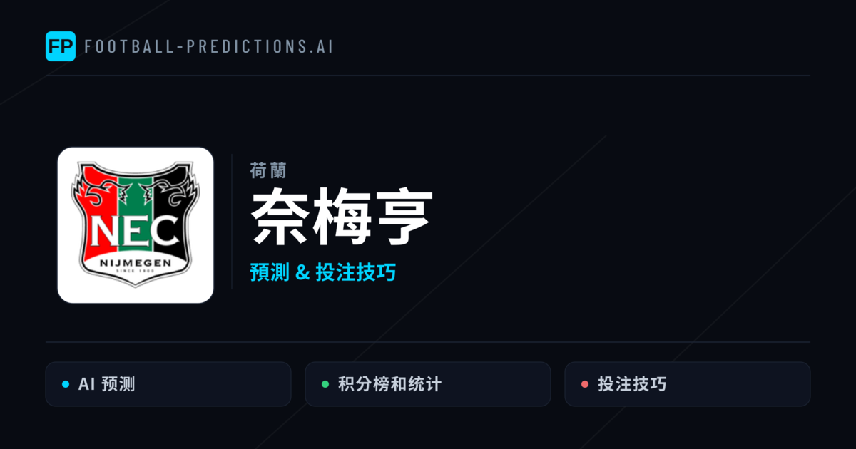 奈梅亨 運彩分析｜足球預測與數據