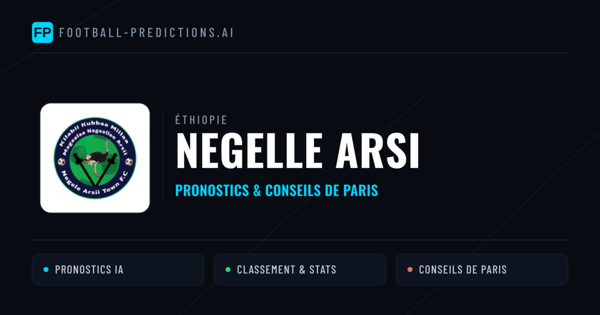 Negelle Arsi Pronostics & Statistiques