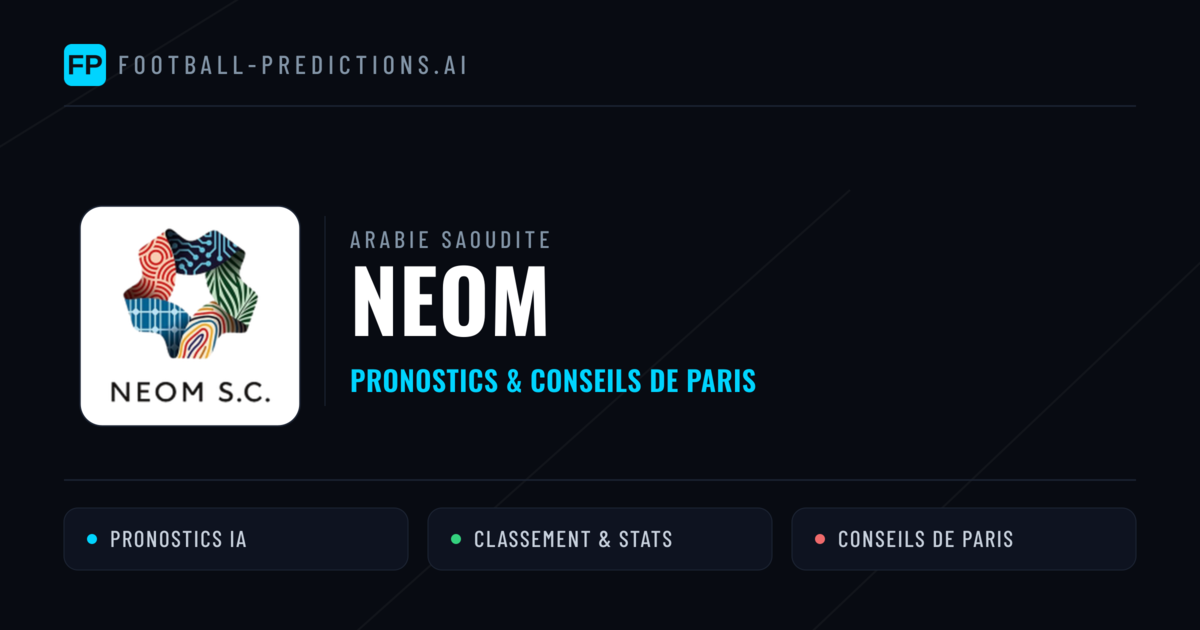 NEOM Pronostics & Statistiques