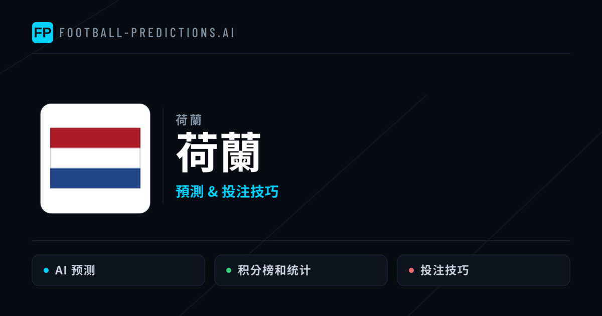 荷蘭 運彩分析|足球預測與數據