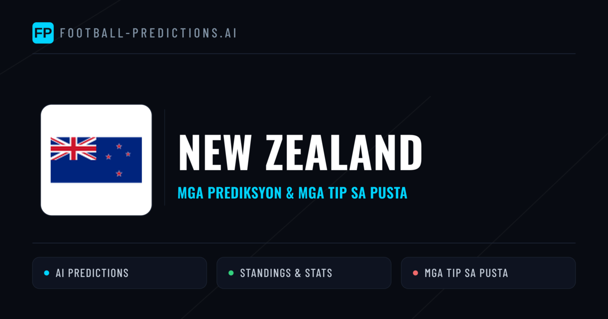 New Zealand Predictions & Stats