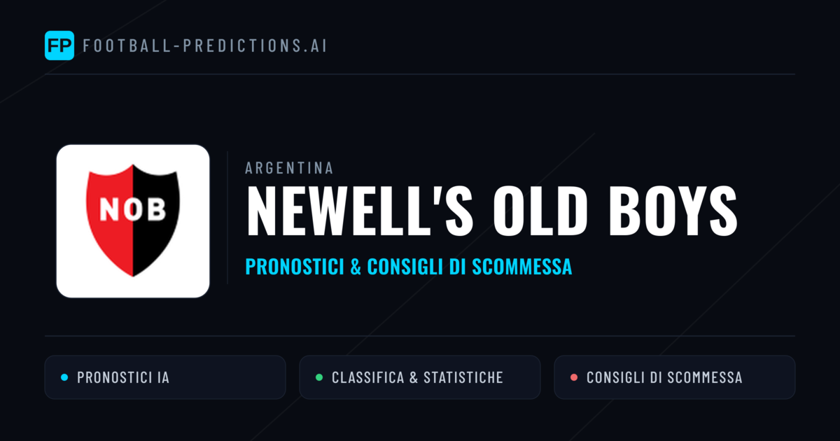 Pronostici e Statistiche Newell's Old Boys