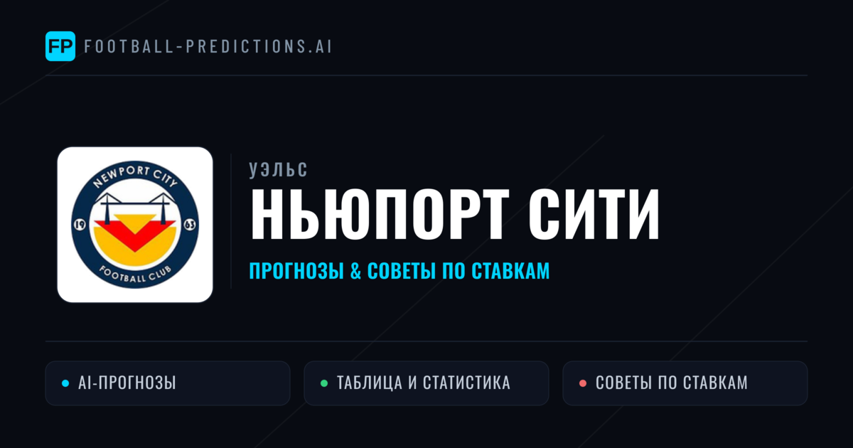 Ньюпорт Сити прогнозы и статистика