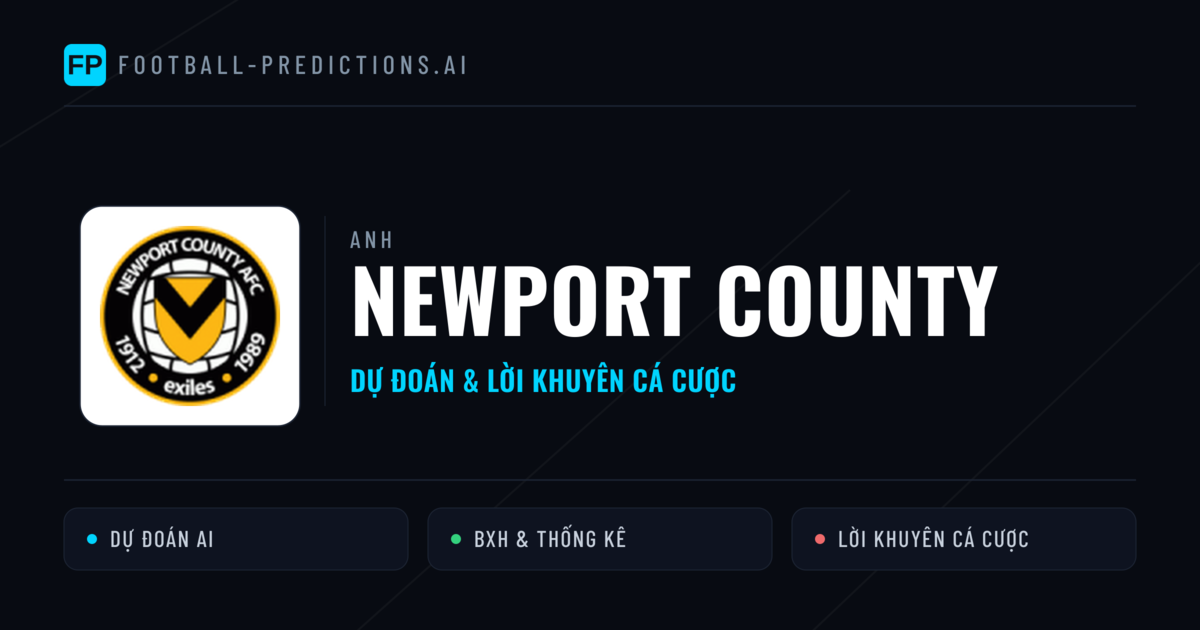 Newport County Dự đoán & Thống kê