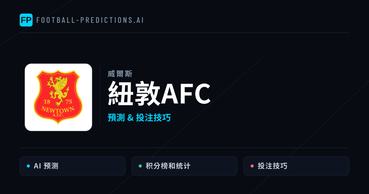 紐敦AFC 運彩分析｜足球預測與數據