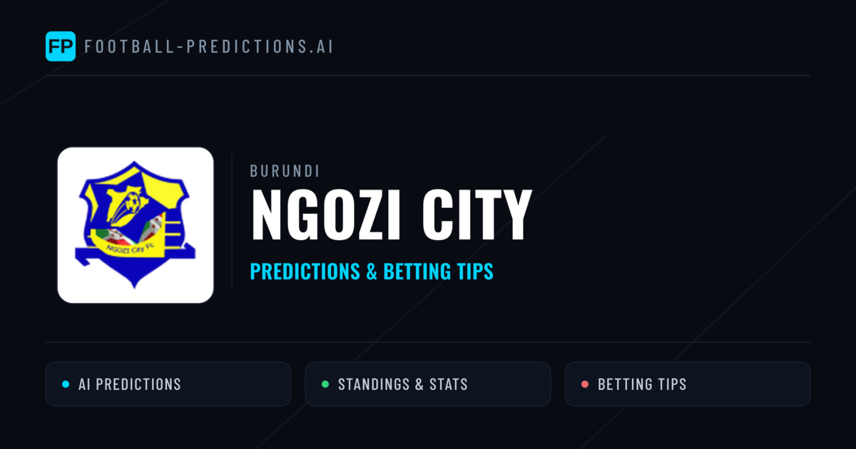 Ngozi City Predictions & Stats
