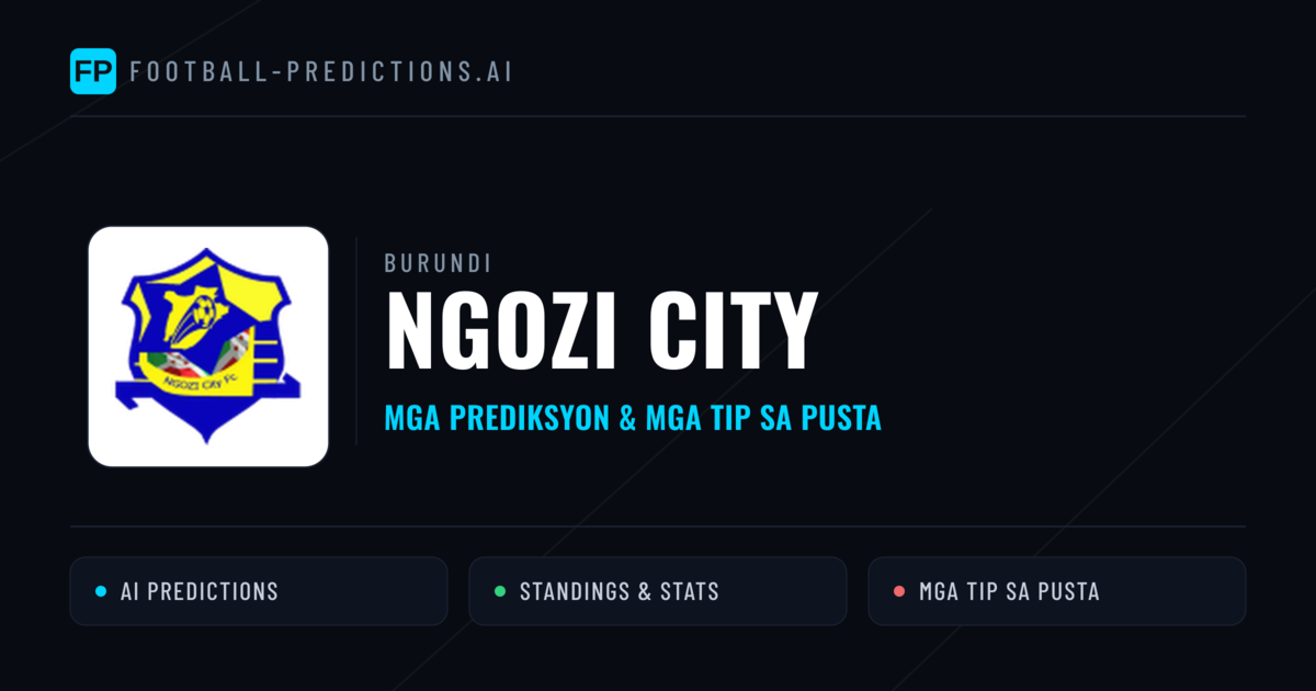 Ngozi City Predictions & Stats