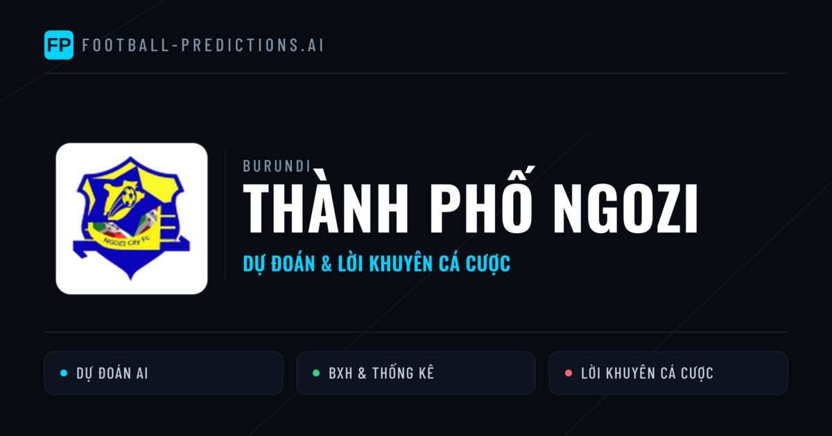 Thành phố Ngozi Dự đoán & Thống kê