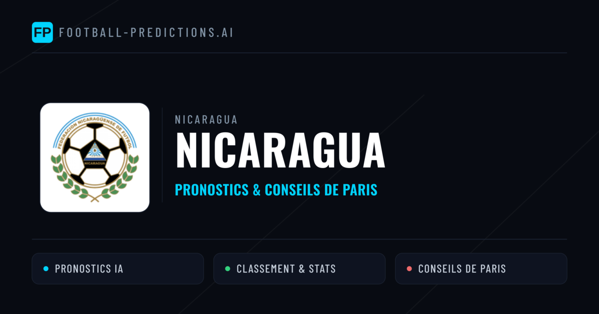 Nicaragua Pronostics & Statistiques