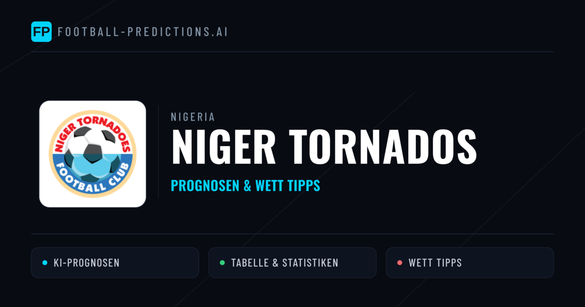 Niger Tornados Prognosen & Statistiken