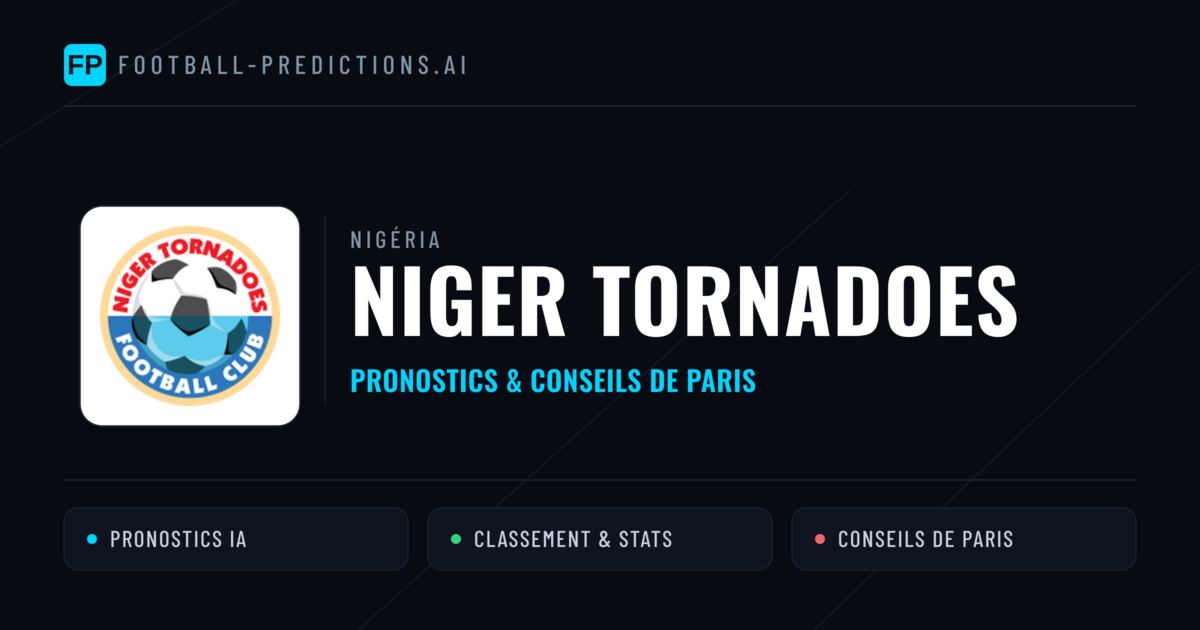 Niger Tornadoes Pronostics & Statistiques