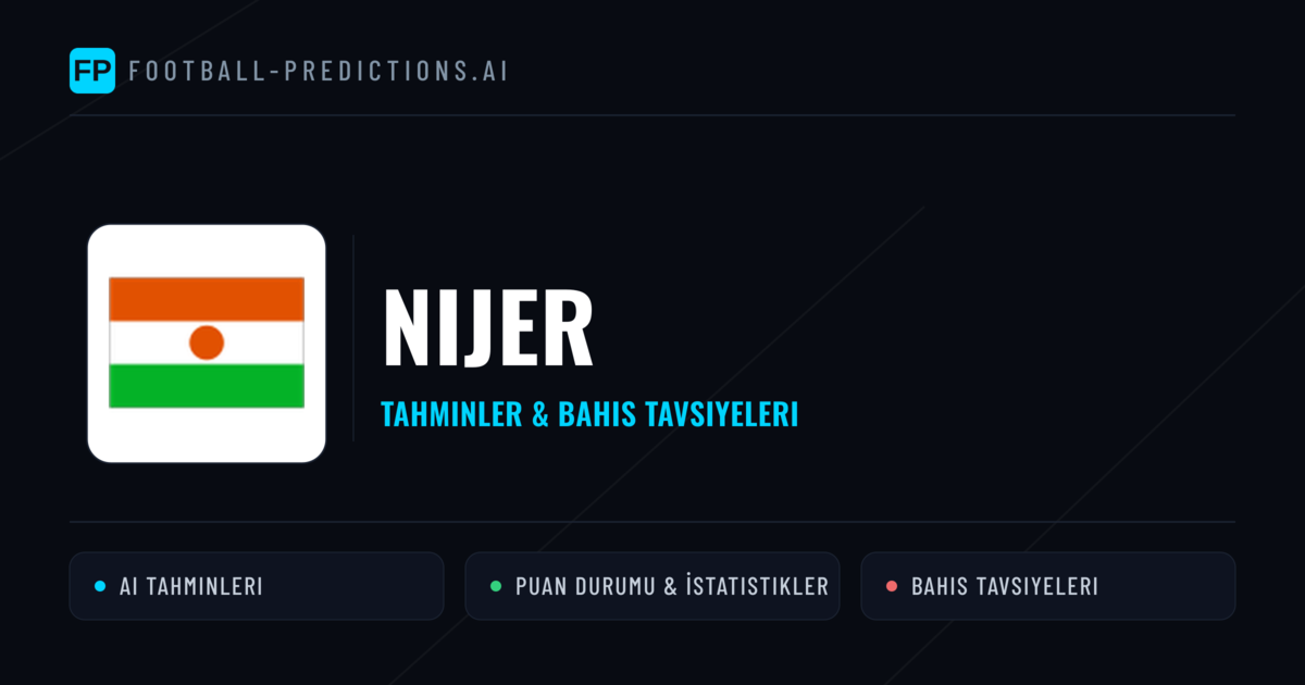 Nijer Tahminleri & İstatistikler