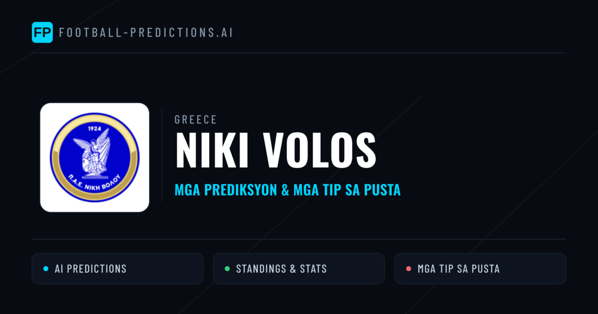 Niki Volos Predictions & Stats