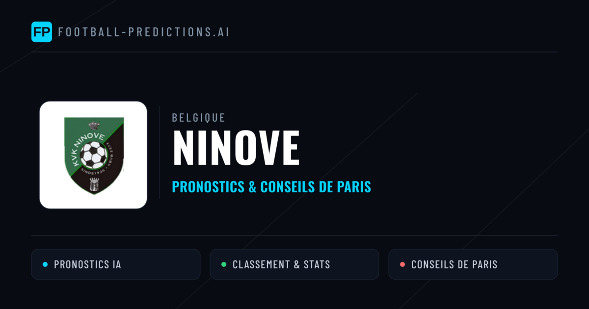 Ninove Pronostics & Statistiques
