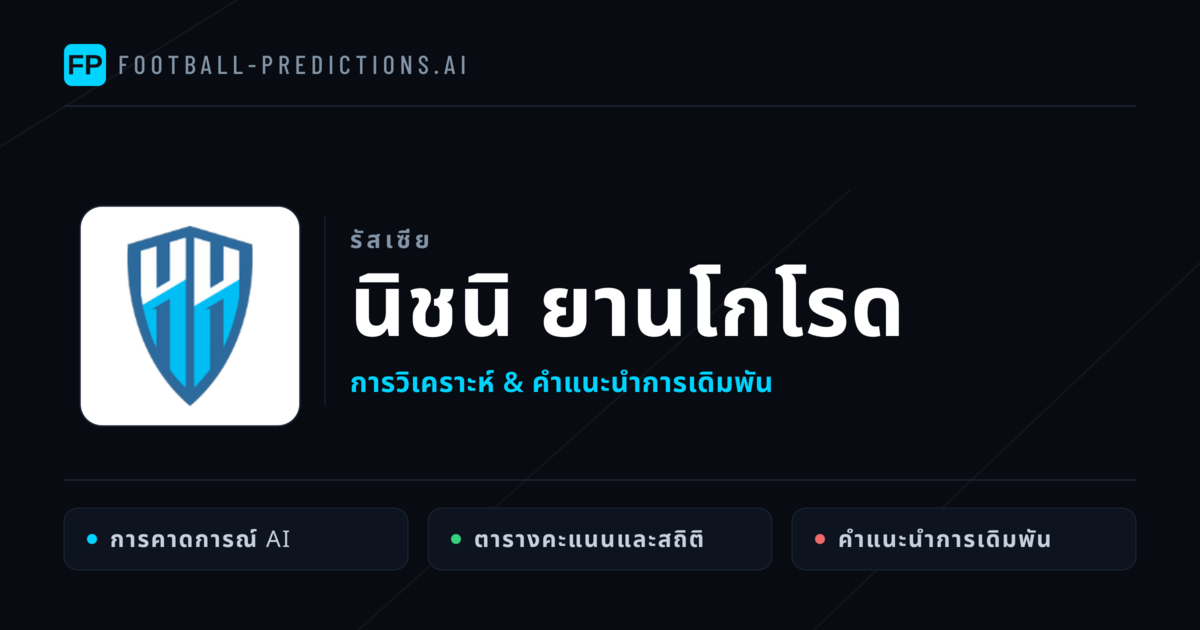 นิชนิ ยานโกโรด การวิเคราะห์และสถิติ