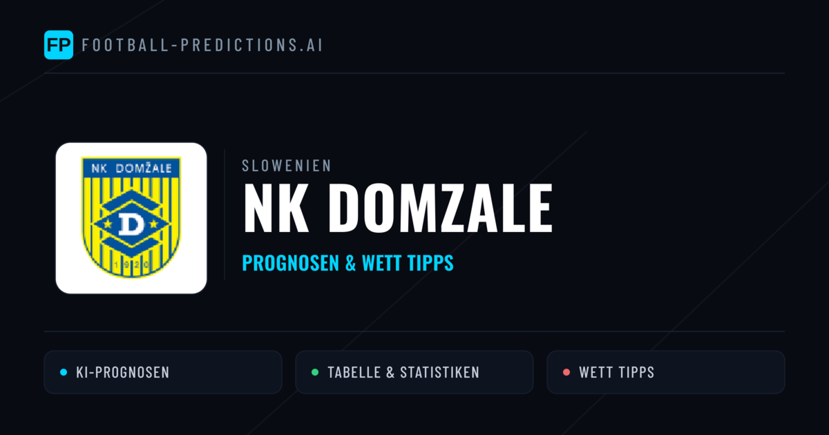 NK Domzale Prognosen & Statistiken