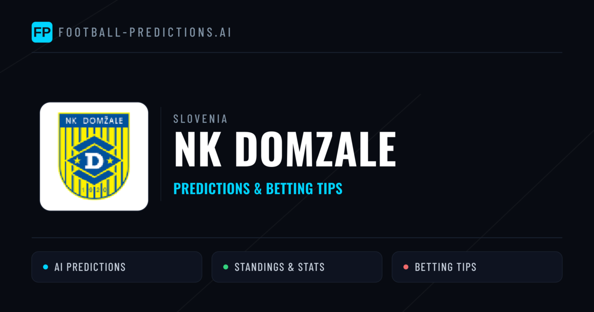 NK Domzale Predictions & Stats