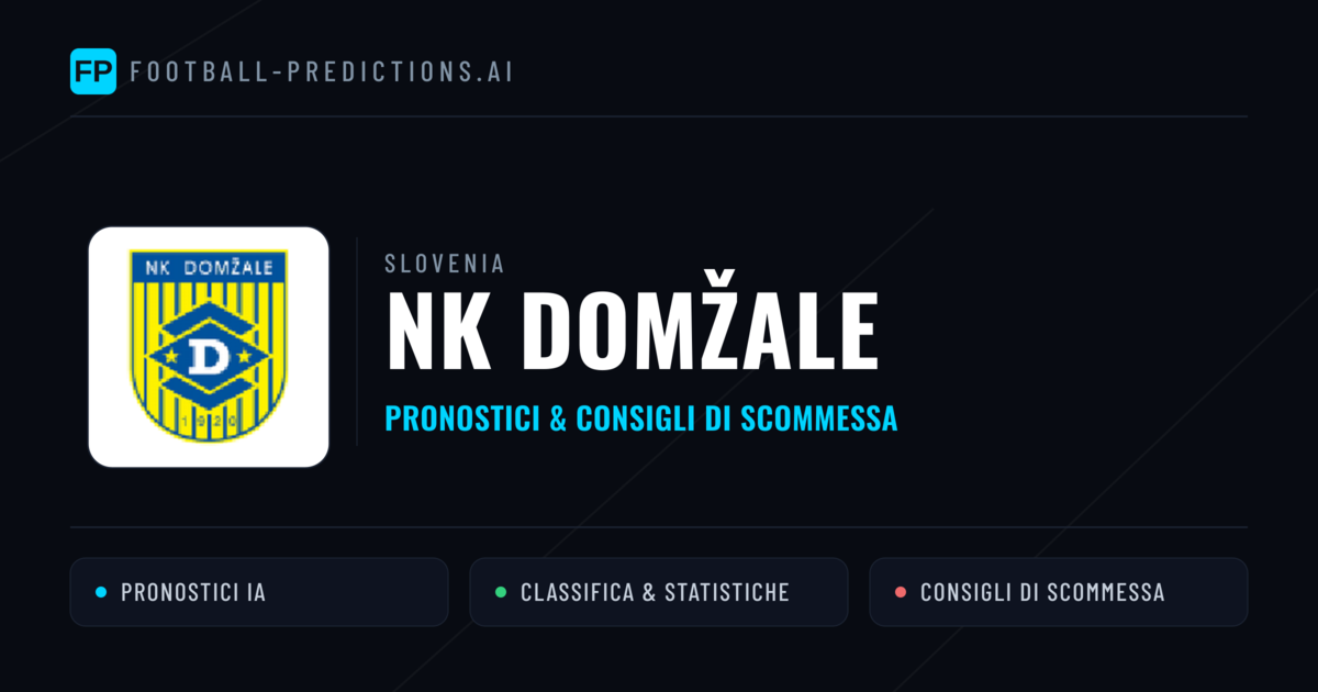 Pronostici e Statistiche NK Domžale