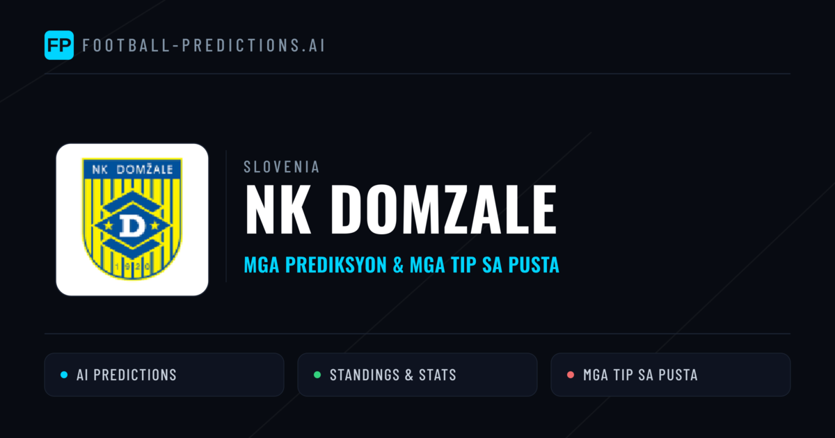 NK Domzale Predictions & Stats