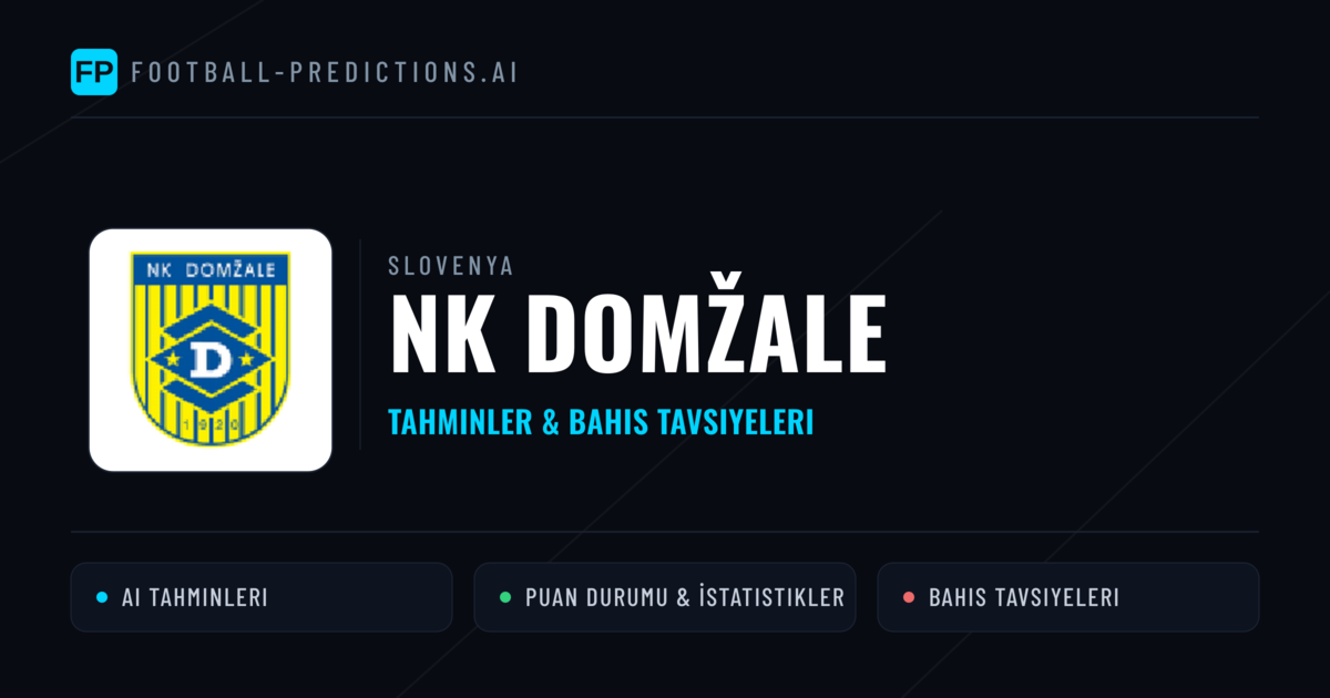 NK Domžale Tahminleri & İstatistikler