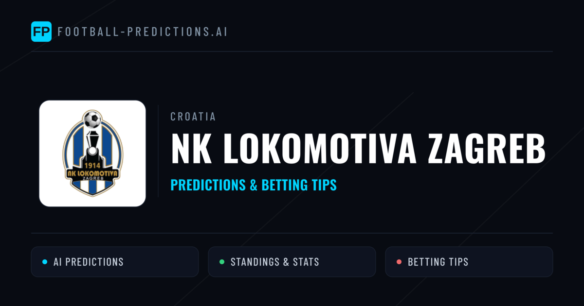 NK Lokomotiva Zagreb Predictions & Stats