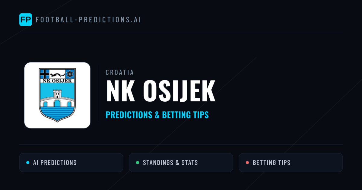 NK Osijek Predictions & Stats