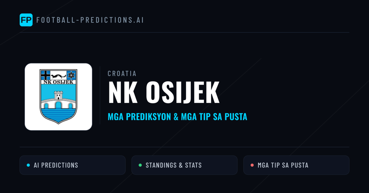 NK Osijek Predictions & Stats