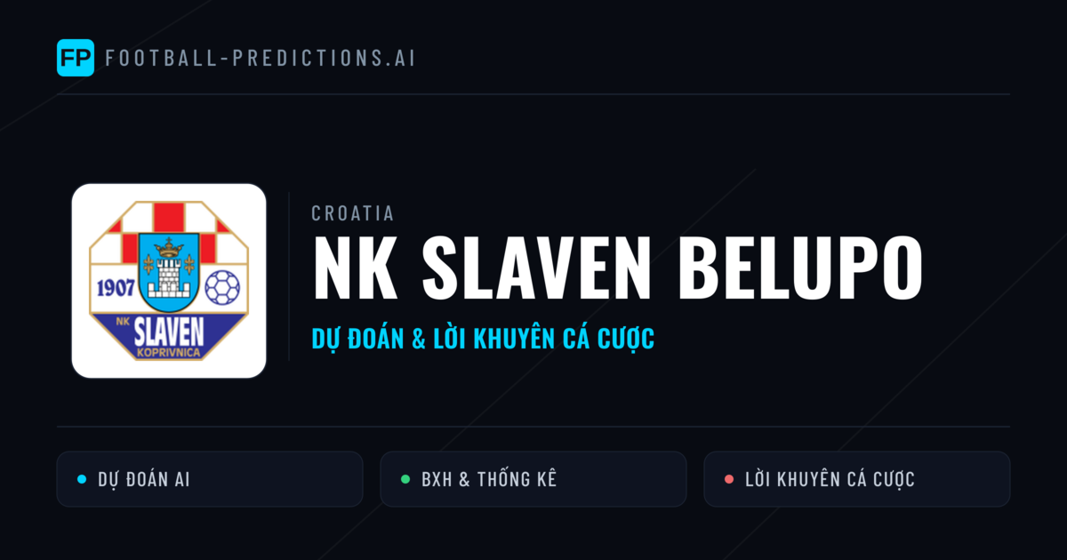NK Slaven Belupo Dự đoán & Thống kê