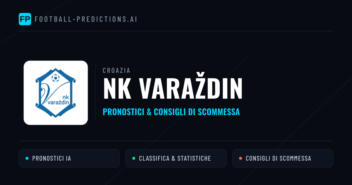 Pronostici e Statistiche NK Varaždin