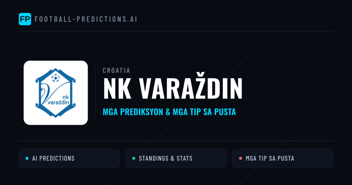NK Varaždin Predictions & Stats