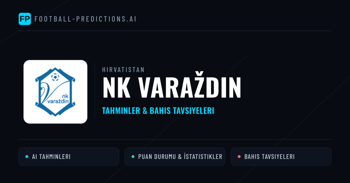 NK Varaždin Tahminleri & İstatistikler
