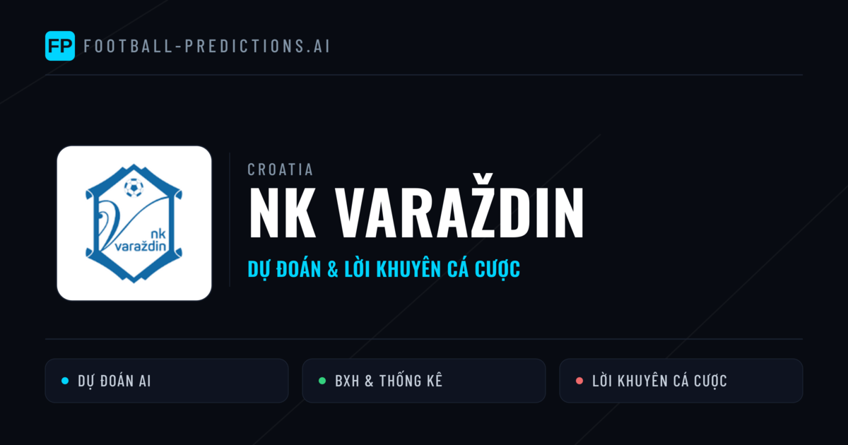 NK Varaždin Dự đoán & Thống kê
