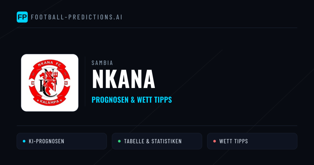 Nkana Prognosen & Statistiken