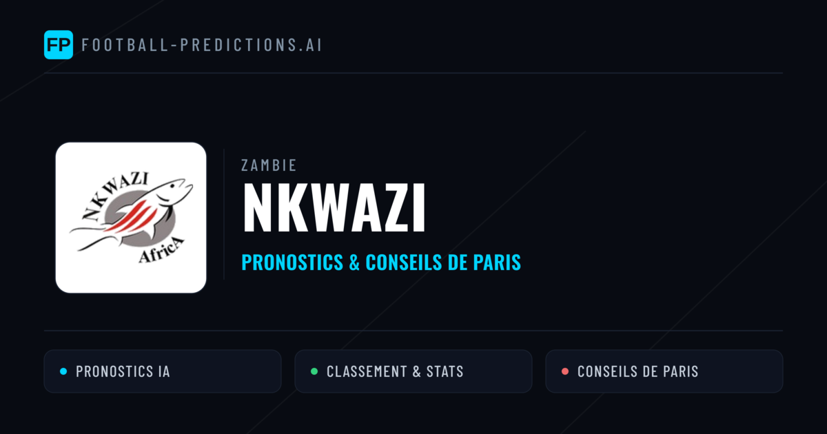 Nkwazi Pronostics & Statistiques