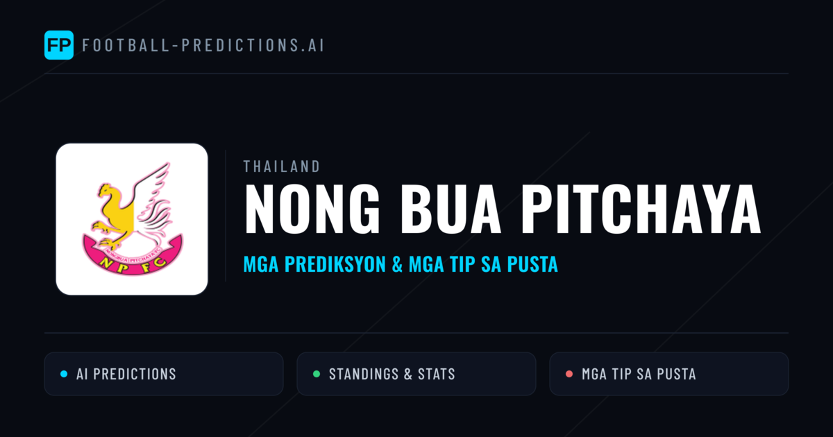 Nong Bua Pitchaya Predictions & Stats