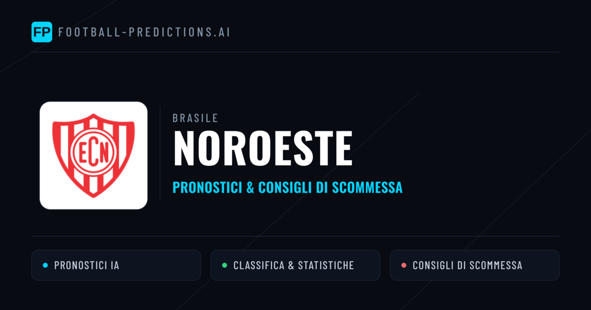 Pronostici e Statistiche Noroeste