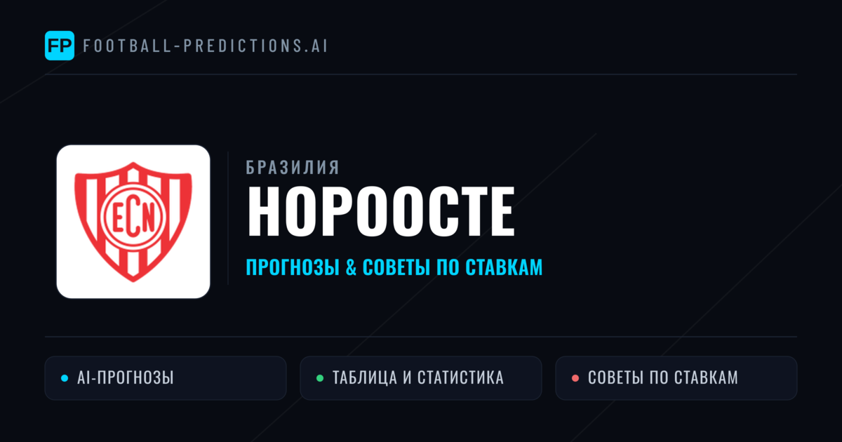 Нороосте прогнозы и статистика