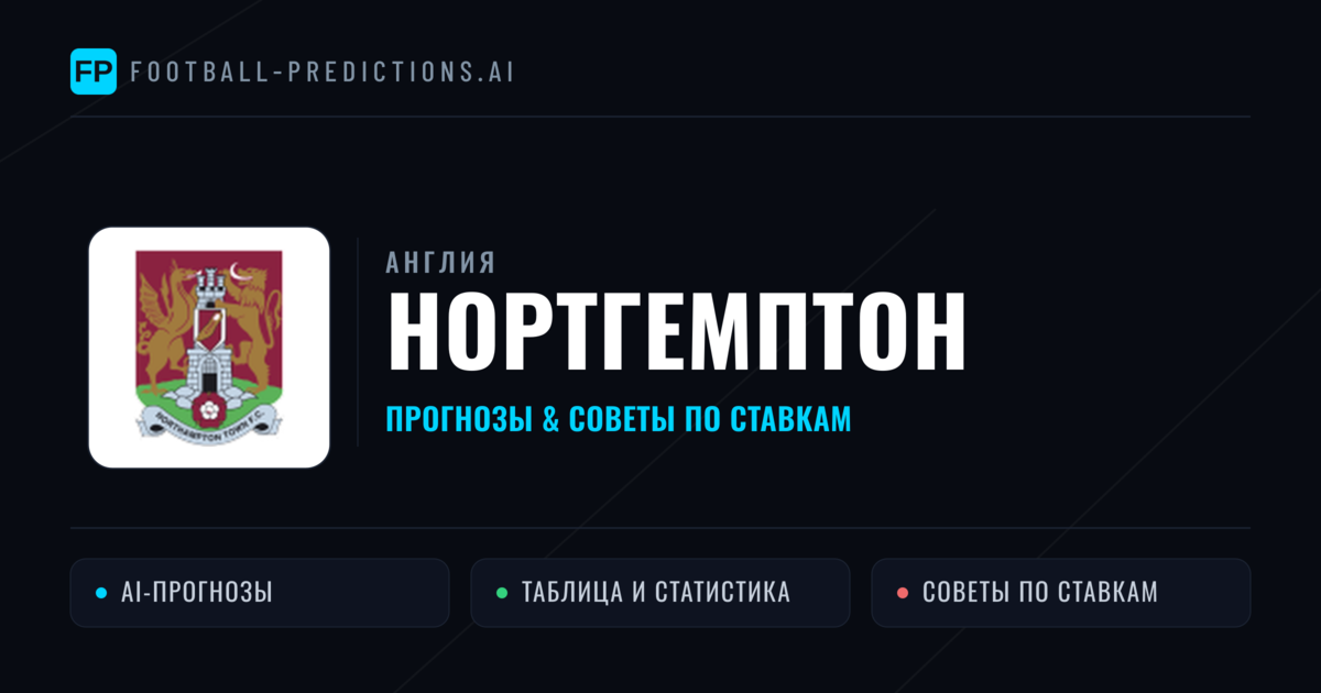 Нортгемптон прогнозы и статистика