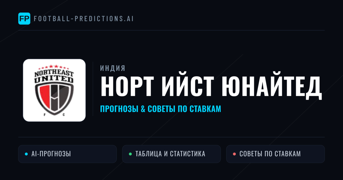 Норт Ийст Юнайтед прогнозы и статистика